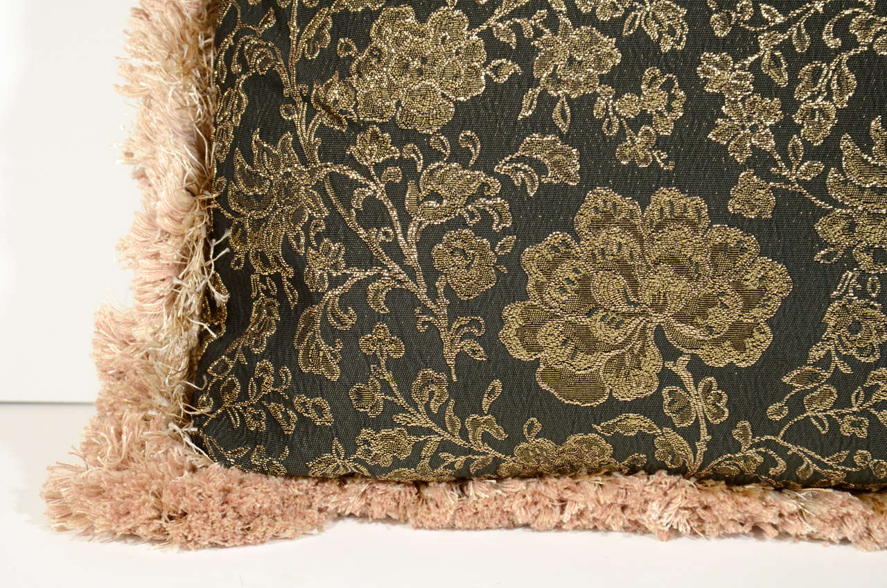 Pair of Fine Vintage Embroidered Decorative Pillows at 1stdibs