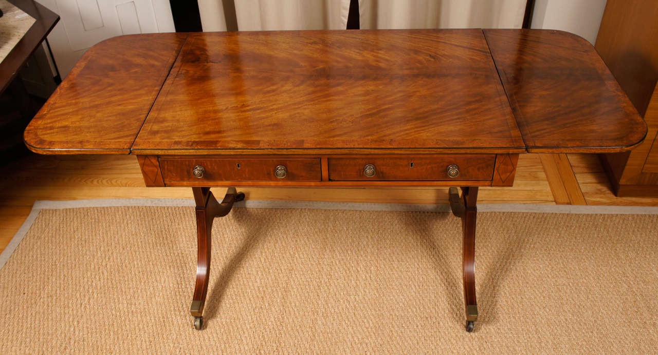 English George III style sofa table 1