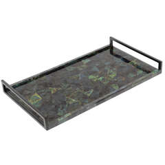 R&Y Augousti Lacquered Exotic Penshell Large Tray