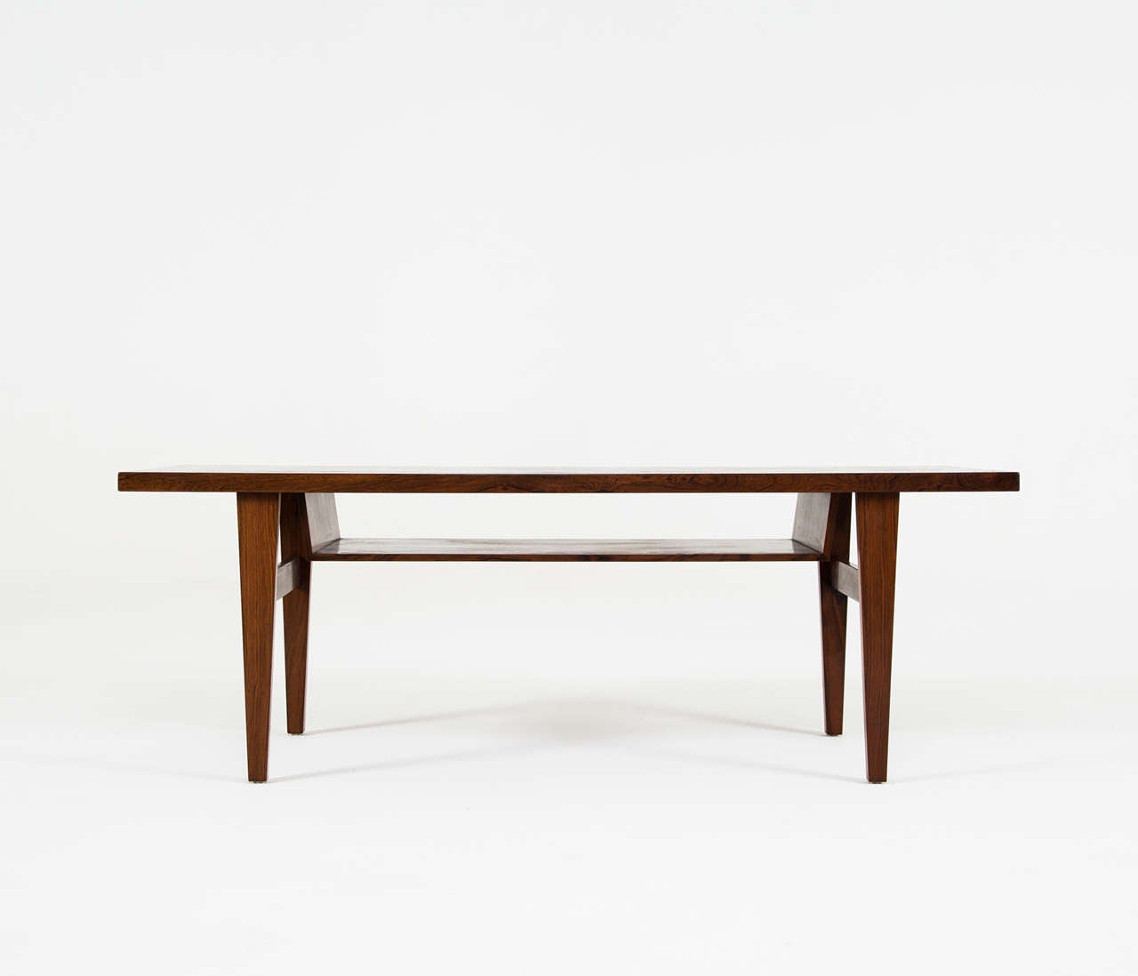 Scandinavian Modern Danish Rosewood Cocktail / Magazine Table