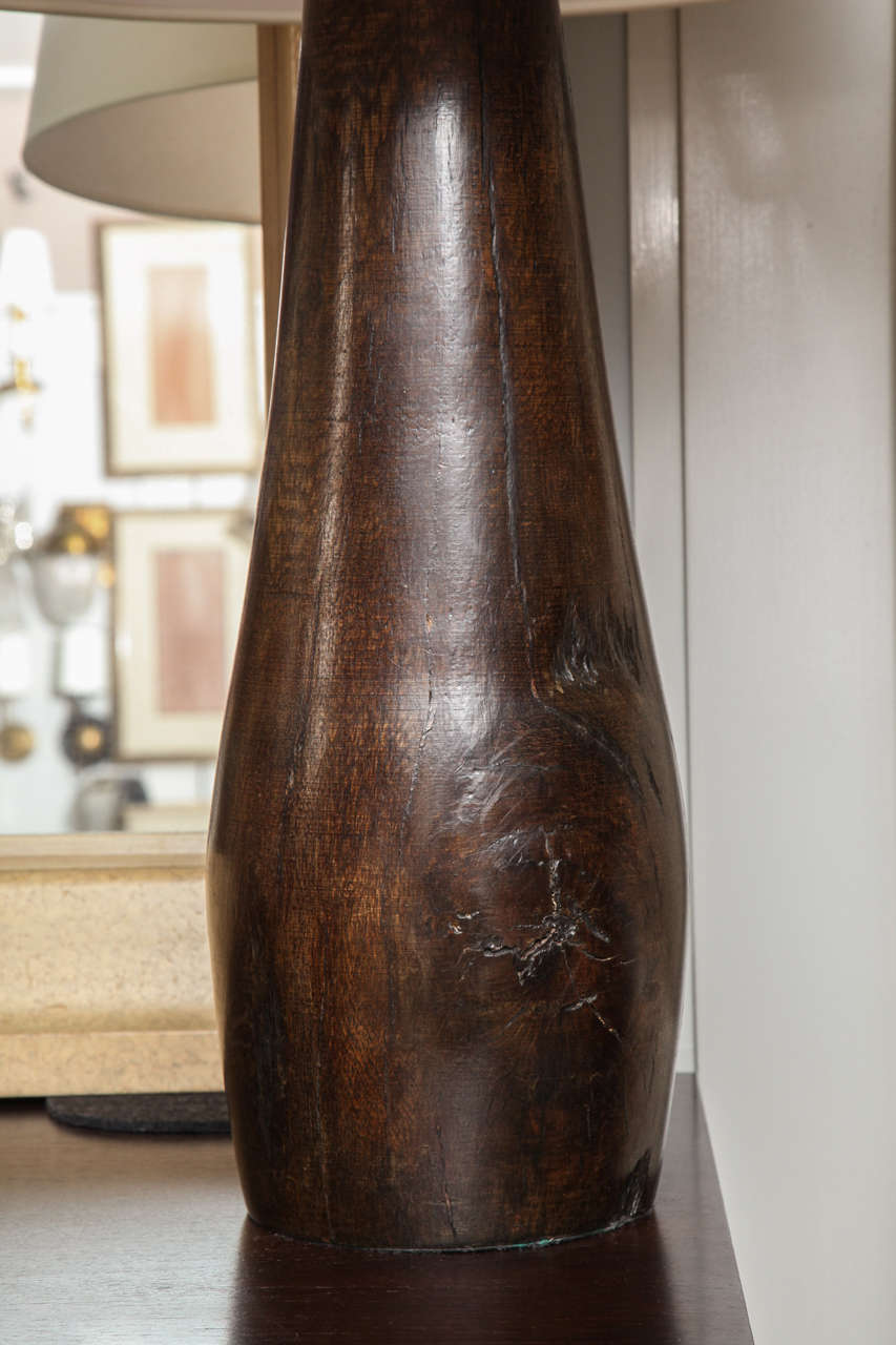 20th Century Wood Table Lamp