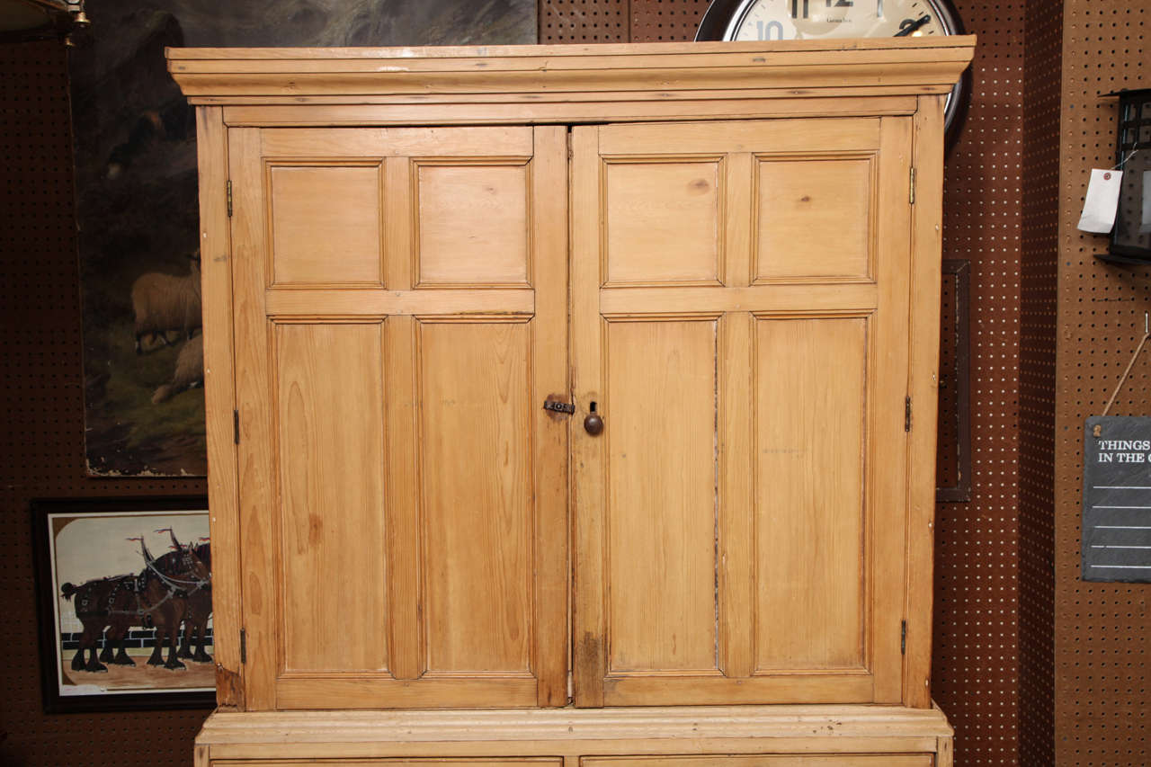 19th Century Pine Linen Press