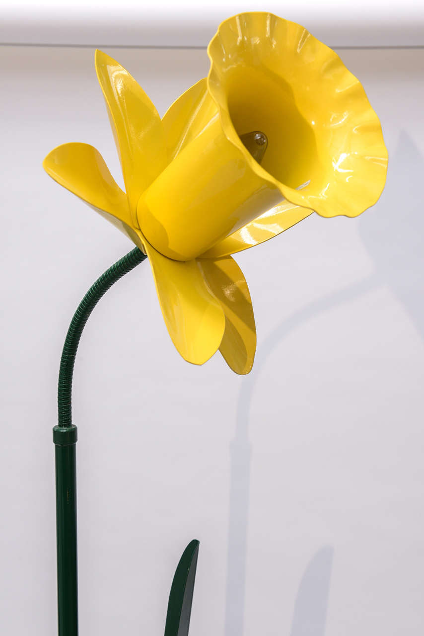 Metal Daffodil Floor Lamp by Bliss