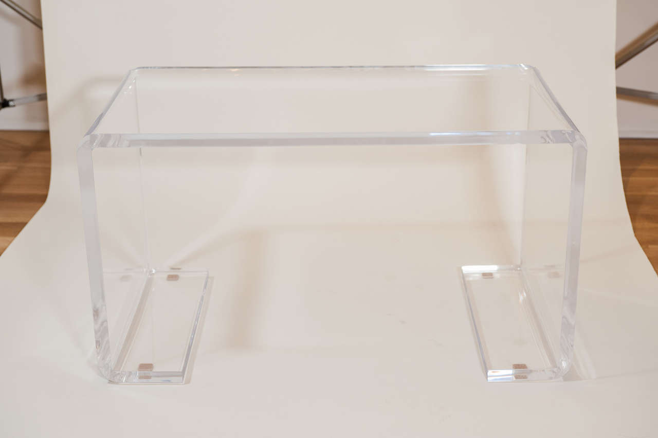 Canadian Lucite Bench / Cocktail Table