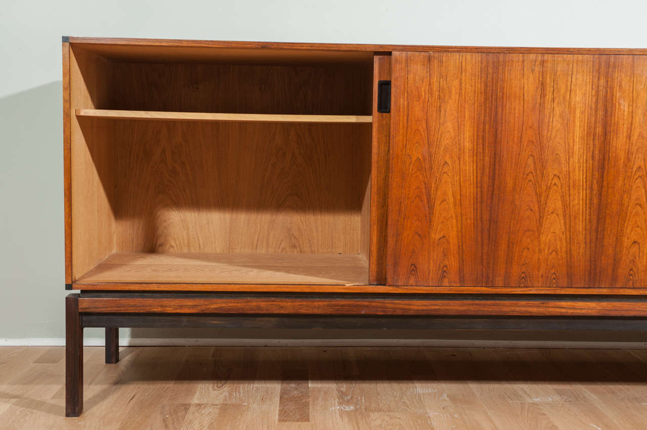 Danish Rosewood Credenza In Excellent Condition In Toronto, ON