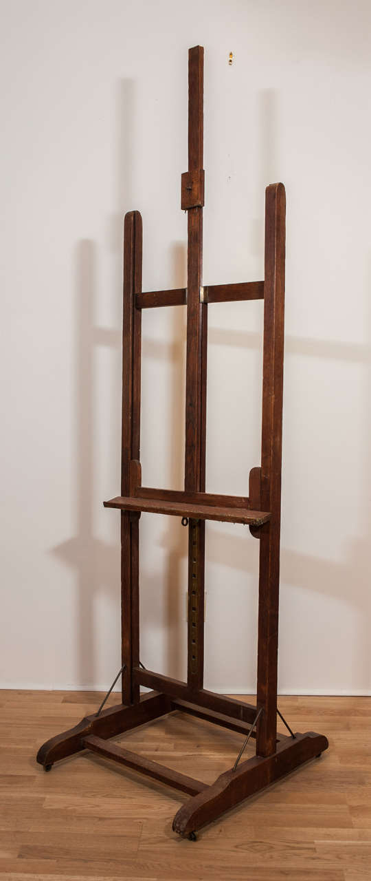 Oak Artist's Easel from England at 1stdibs
