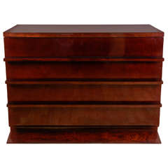 Circa 1935 Art Deco Period Modernist Commode