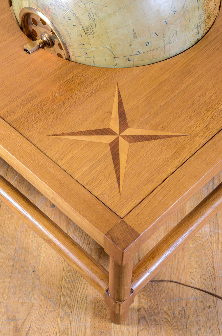 Art Deco Circa 1948 Jacques Adnet Coffee Table For Sale