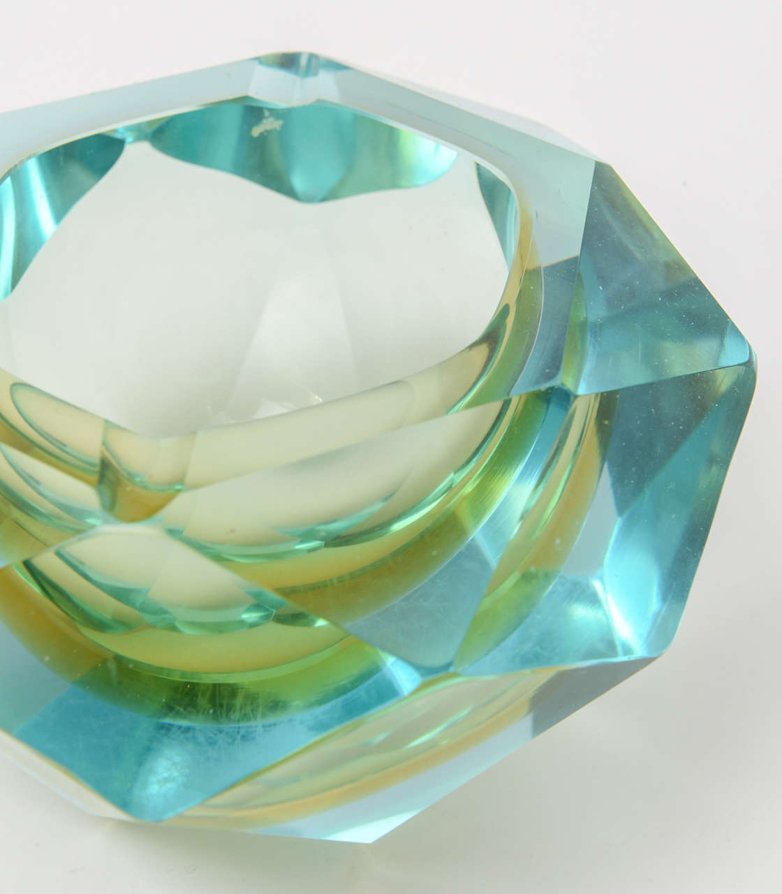 Faceted Murano Glass Bowl 2
