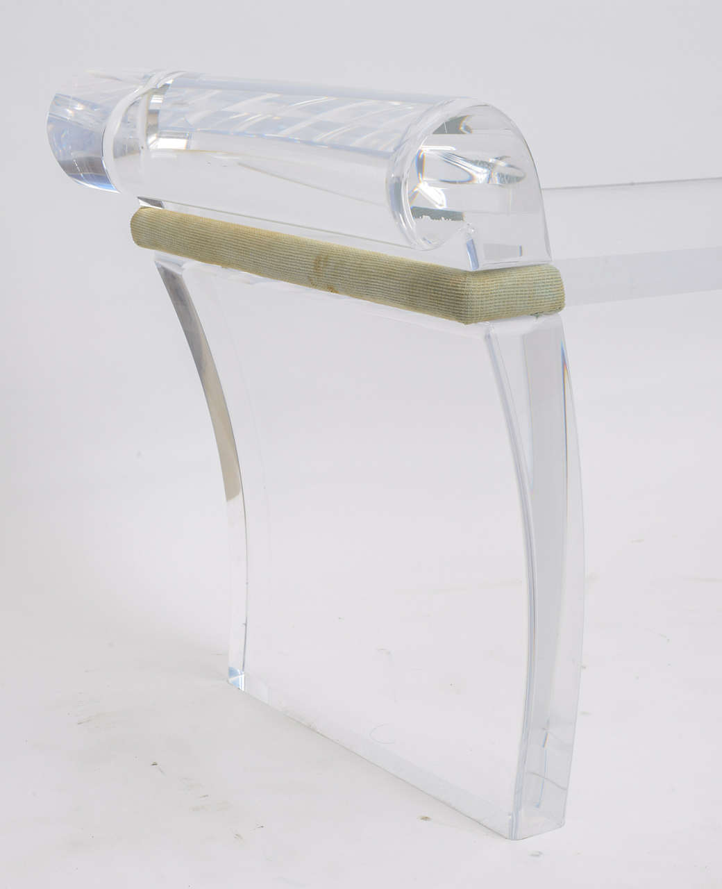 20th Century A Robert Van Horn Lucite Bench