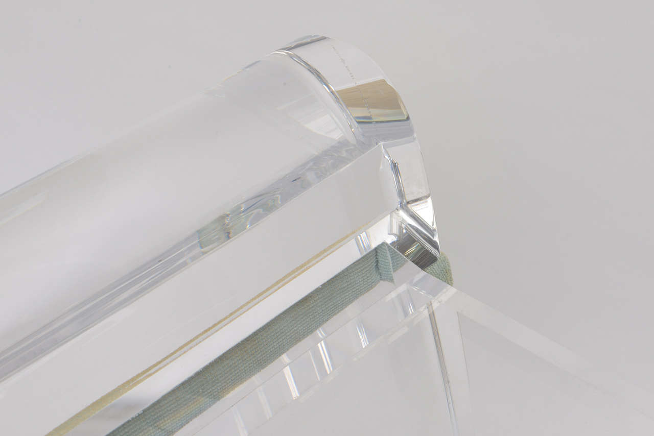 A Robert Van Horn Lucite Bench 2