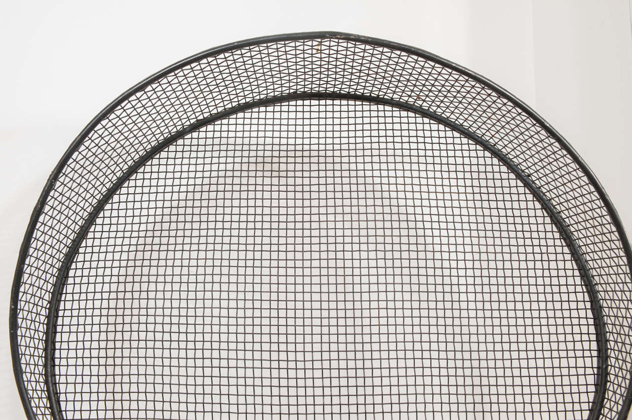 Mid-Century Iron High Back Throne For Sale 1