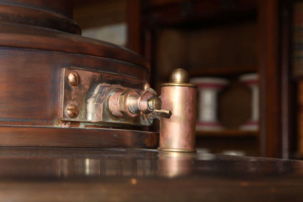 Large Station Light in Antique Copper 2