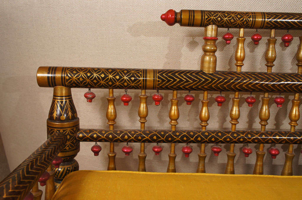 Indian A Set of Sankheda Furniture