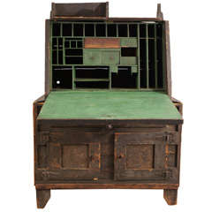 Arts and Crafts Period Folk Art Desk