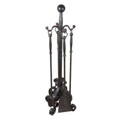 Wrought Iron Tool Set