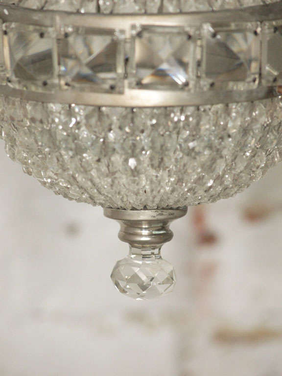 Petite Italian Empire Style Crystal Chandelier 3