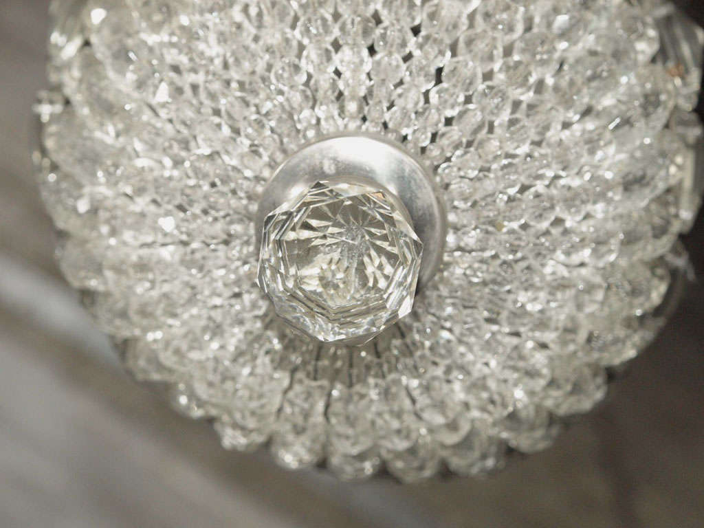 Petite Italian Empire Style Crystal Chandelier 4