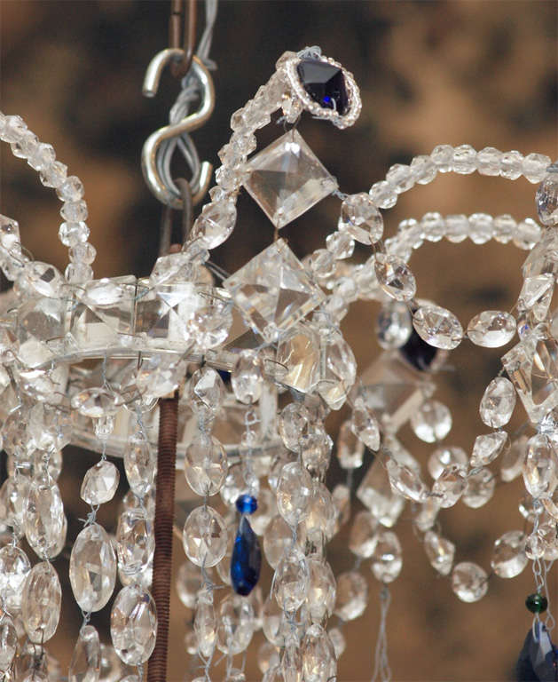 Empire Crystal Chandelier For Sale 1