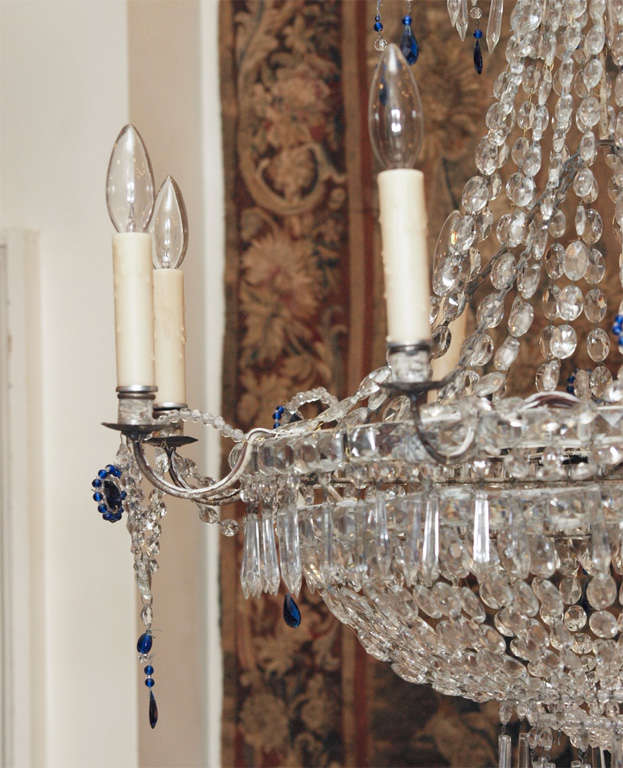Empire Crystal Chandelier For Sale 5