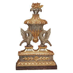 Exceptional Gilt And Silver Gilt Architectural Carving