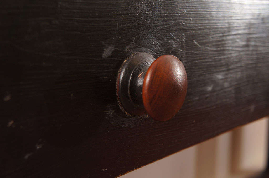 Pine Black English Potboard Server