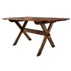 Antique Sawbuck Table