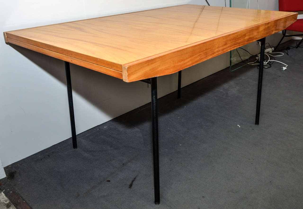 French 1950s Dining-Room Table by Alain Richard For Sale
