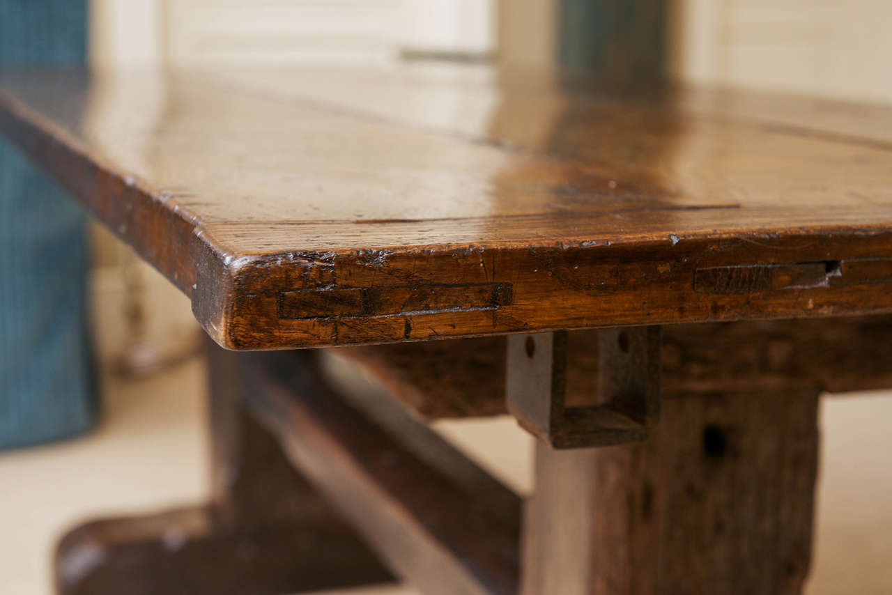 An English 18th c. Ash Refectory Table 3
