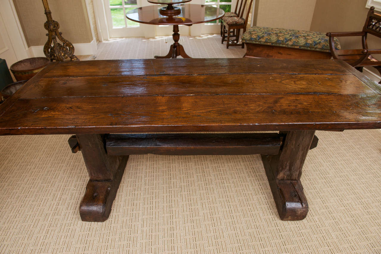Rustic An English 18th c. Ash Refectory Table