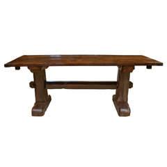 An English 18th c. Ash Refectory Table