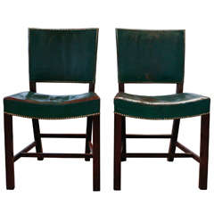 A Pair of Custom Kaare Klint Chairs, Denmark 1937