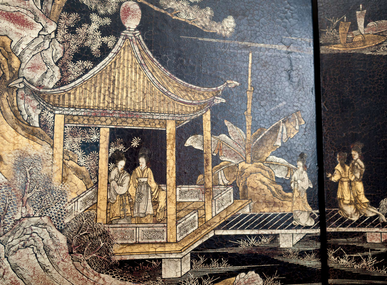 chinese lacquer screens