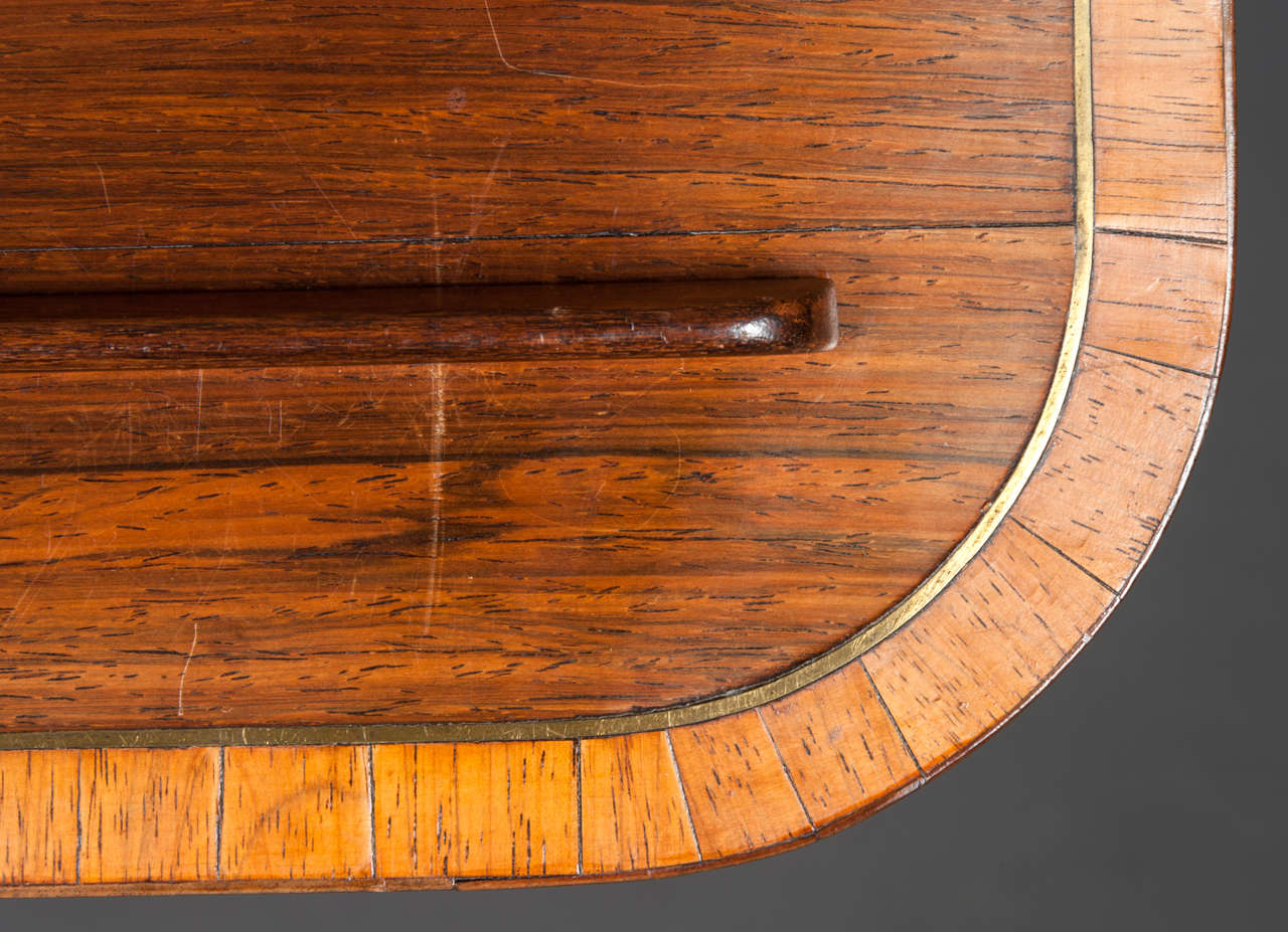 Regency Rosewood Reading Table At 1stdibs