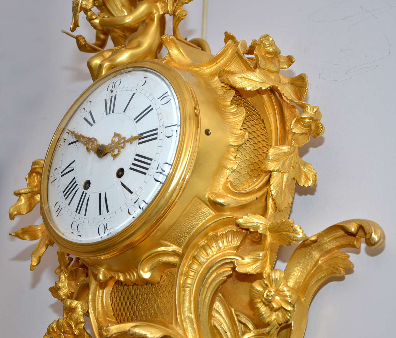 19th Century Gorgeous Louis XV Style Wall Cartel For Sale