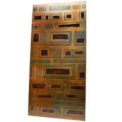 French Brass Panel, Circa 1950