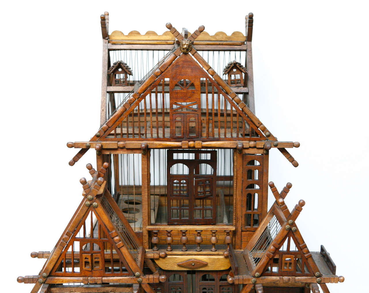 French Architectural Birdcage ca. 1860 In Good Condition In Los Angeles, CA