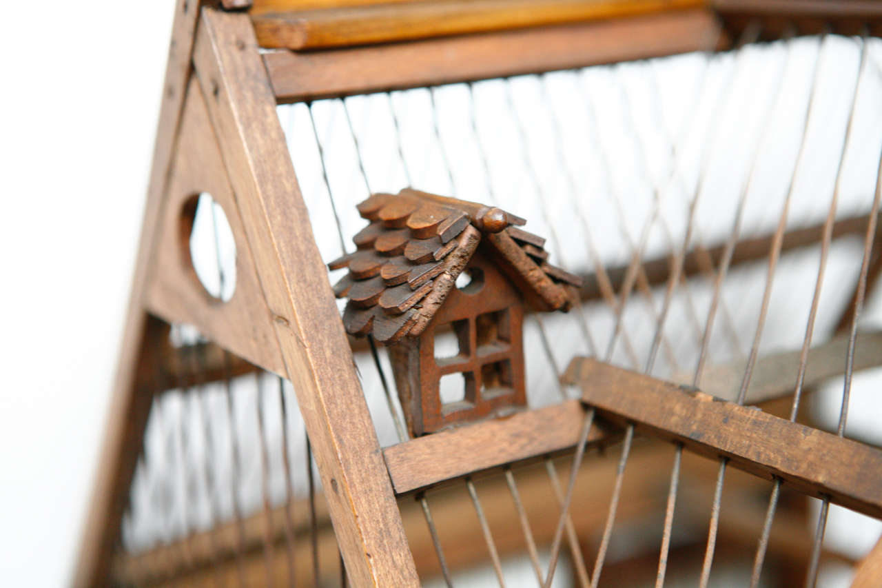 French Architectural Birdcage ca. 1860 5