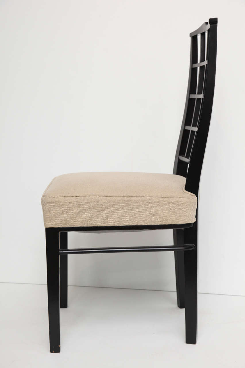 Dominique, Set of Eight Dining Chairs, France, 1937 2