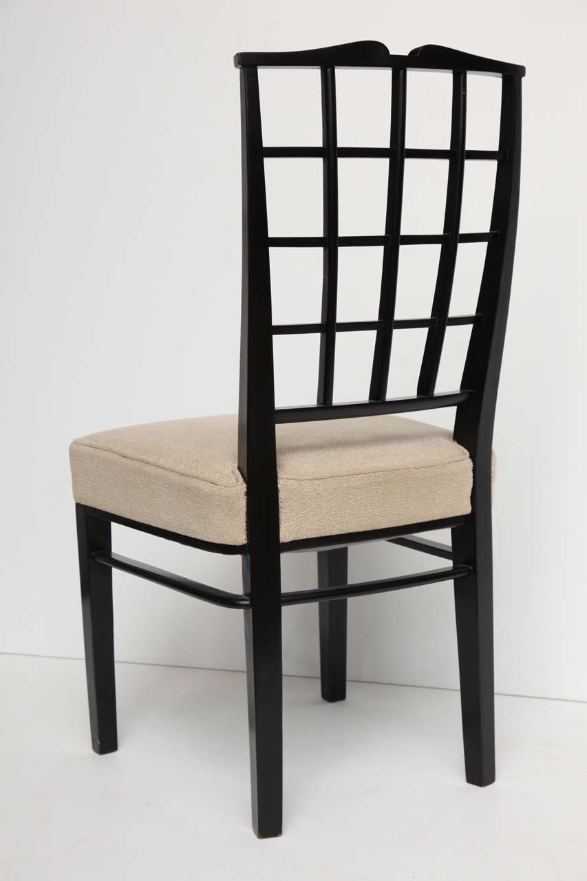Dominique, Set of Eight Dining Chairs, France, 1937 3