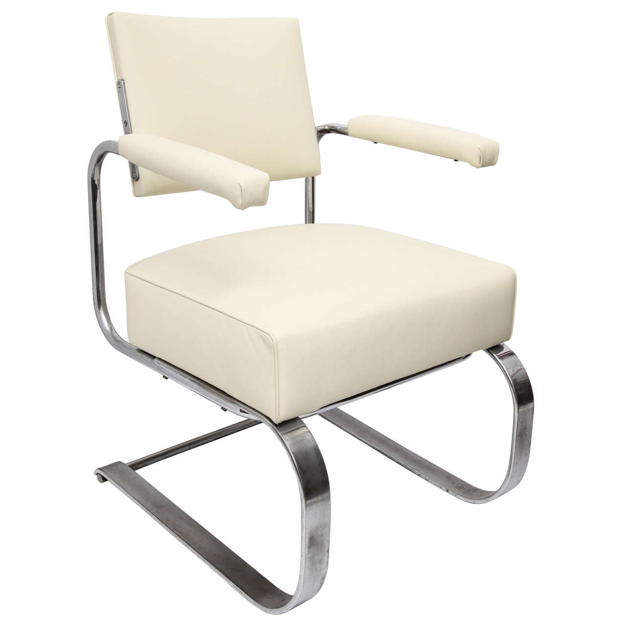 Gilbert Rohde Lounge Chair Art Deco Machine Age, 1930s For Sale