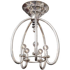 Modernist 1930s German Art Deco Ceiling Fixture