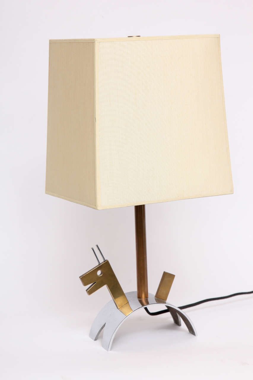 Art Deco 1930s American Modernist Table Lamp by Walter Von Nessen
