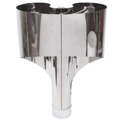 A 1960
s Modernist Sculptural Table Lamp Signed Stilnovo