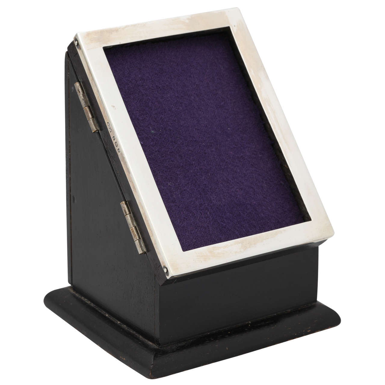 Art Deco Unusual Sterling Silver Mounted Combination Picture Frame