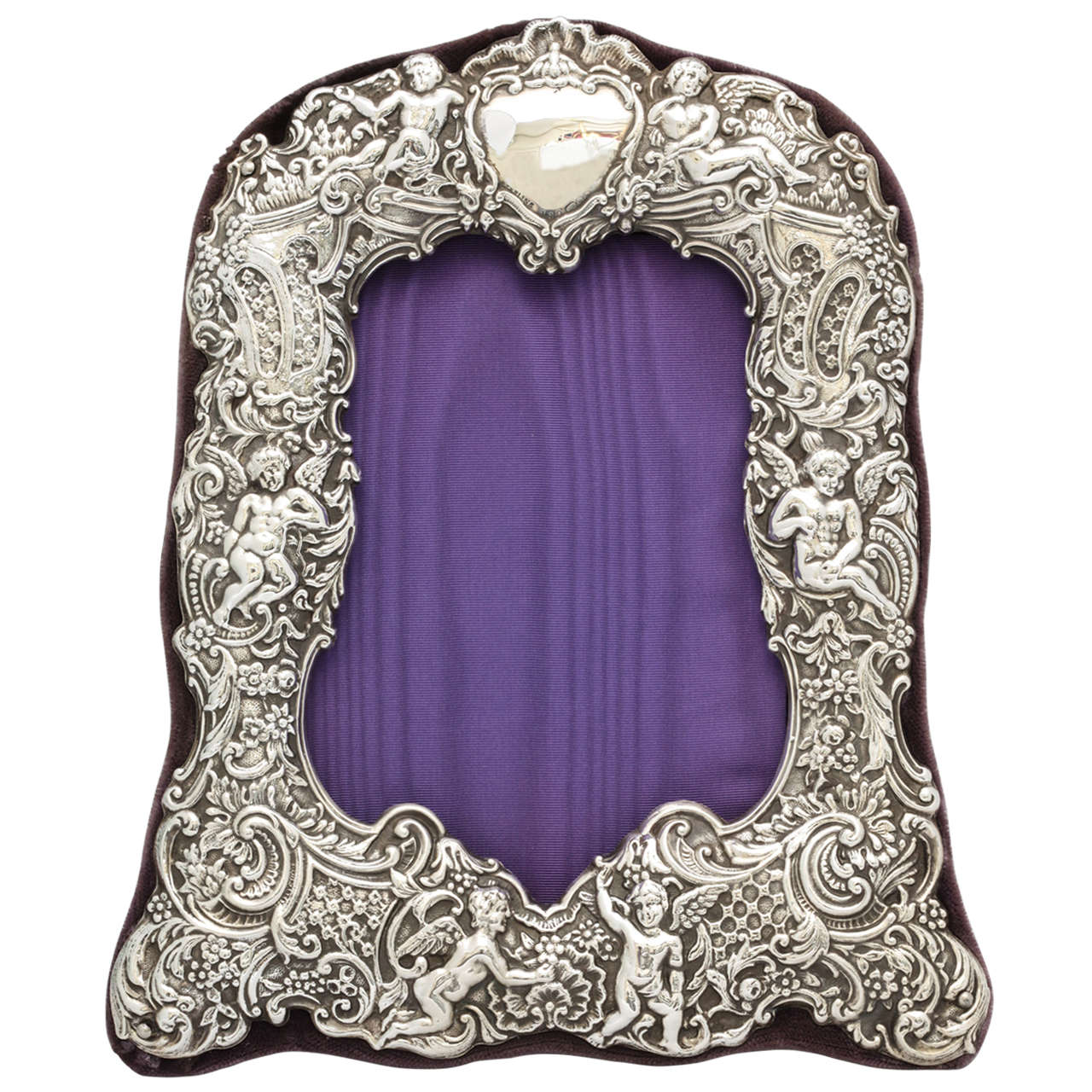 Victorian Sterling Silver Picture Frame at 1stDibs