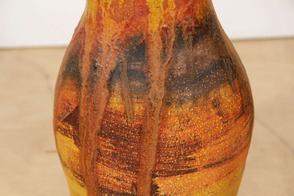 Mid-20th Century Ceramic Vase by Marcello Fantoni