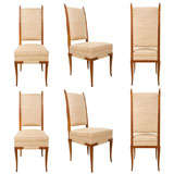 Set of Six Dining Chairs by Tommi Parzinger