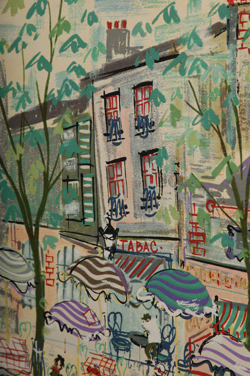 Paris Street Scene Watercolor 2