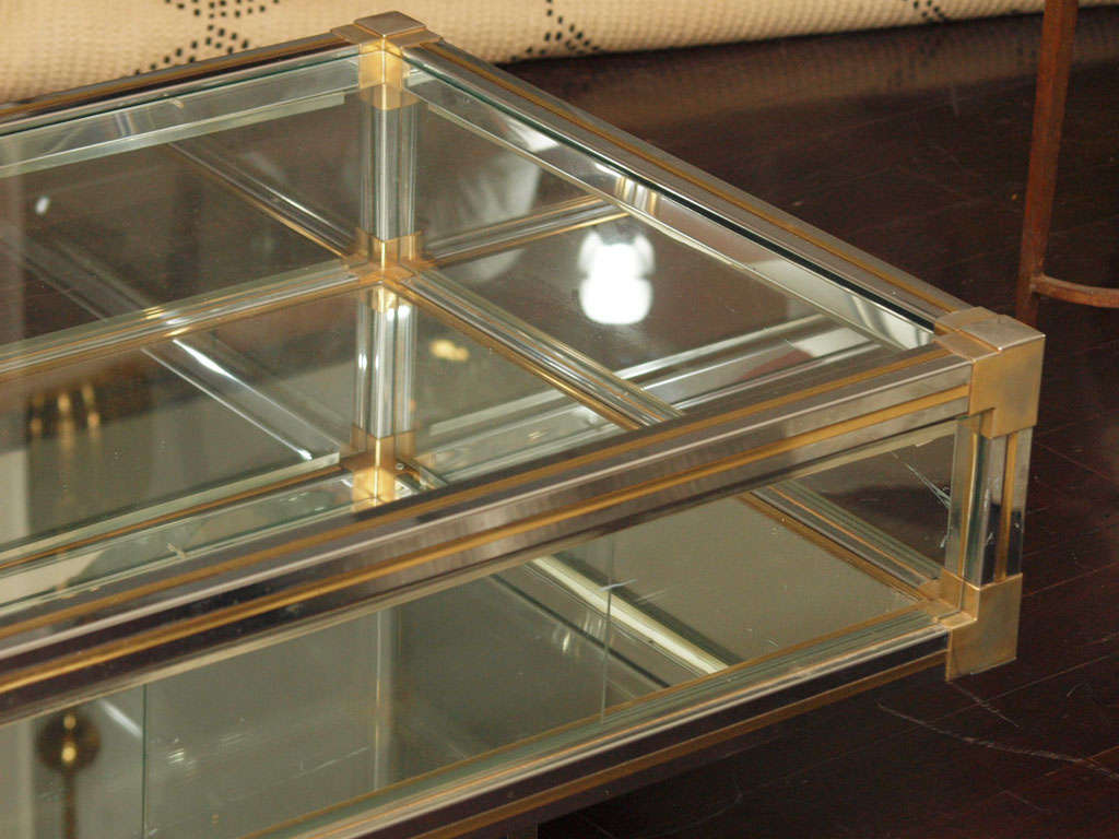 coffee table with display case